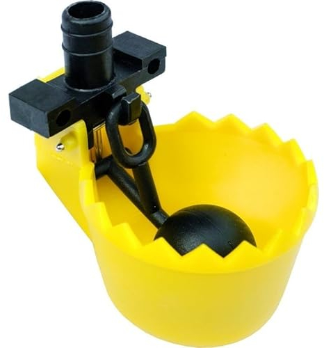 Suinga Tränke für Hühner und Rebhühner, konstante Ebene, 6 x 5 x 6 cm, für Vögel und Geflügel, 5 Tränke Packung