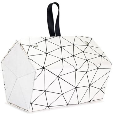 AOOLIA Dreifach Gefaltetes Brillenetui Kunstleder Brillenetui Brillenetui Organizer Sonnenbrillen Aufbewahrung Brillenbox Faltbaren Brillenhalter zur Aufbewahrung von 5 Brillen (5 Fächer)