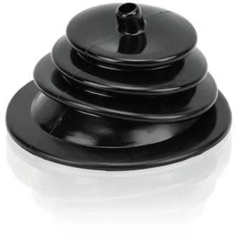 equlup Schalthebelmanschette, 13,3 cm (5,25 Zoll) Universelles Set aus Schalthebel und Handbremshebelmanschette Runde Gummi Staubschutzkappe für den Schalthebel für den Fahrzeuginnenraum