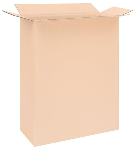 verpacking Faltkartons 505 x 205 x615 mm Braun (Außenmaß 510 x 210 x 625 mm) variable Höhe bei 200/300 mm KK 118 2-wellig Versandkarton Waren DHL Paket DPD GLS Hermes Kartons (15 Stück)