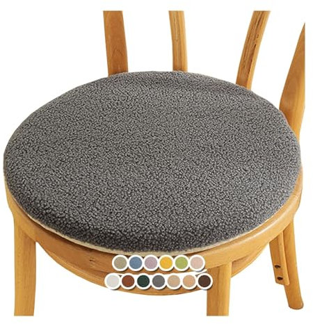Sitzkissen Rund Stuhlkissen Stuhlauflage rutschfest Stuhlkissen Waschbar Sitzkissen Gartenstuhl für Esszimmerstühle Hocker Bürostühle(#4,20x20inch/50x50cm)