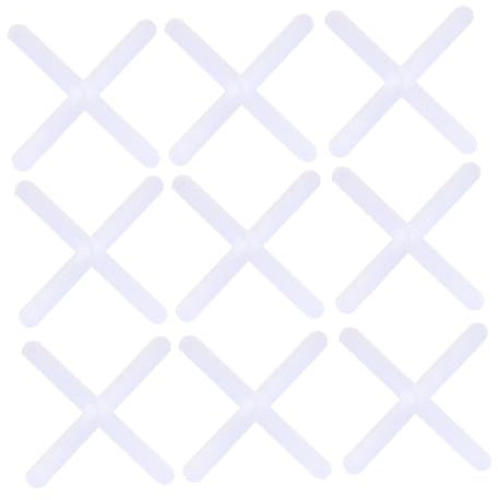Mikikit 2000pcs Tile Spacers and Cross Tile Spacer for Ceramic Tiling Grout Pe Material Wall and Floor