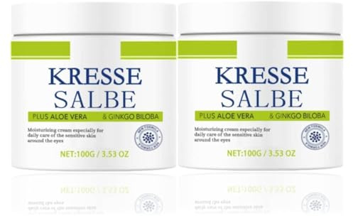 Kressesalbe Plus,Pigmentflecken Entferner Gesicht,Kressesalbe gegen Altersflecken,Feuchtigkeitsspendender Gesichtscreme mit Kressewirkstoff,Kressesalbe Altersflecken Entfernen für Frauen & Männer (2)
