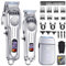 CIICII Mens Hair Clippers and Trimmers Set, Professional Cordless Barber Clippers for Hair Cutting Kit (Electric Razor Shavers & Beard/Hair Trimmer Haircut Kit) Clippers for Men DIY Home Salon