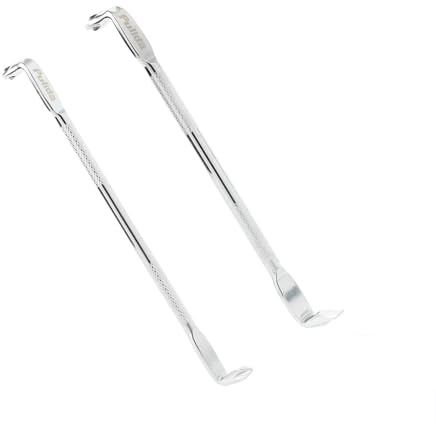 2pcs 5.5in Silver Z Type Right Angle Screwdriver 90 Degree Screwdriver for Tight Spaces, End with Phillips and Slotted, Bent Low Profile for Mechanics