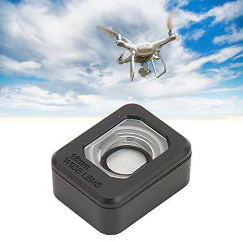 Ejoyous Mini 3 Pro Wide Angle Lens, Wide Angle Lens for Mini 3 Pro 25% Larger Field of View HD Optical Glass Quick Snap Assembly Lightweight Drone Accessories
