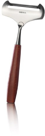 Boska Weichkäsehobel Vienna/authentisch und stabil/für Käse wie Brie/Buchenholz/Braun