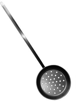 POELELQ - Padella per caldarroste, con manico da 28 cm,