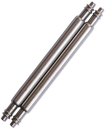 2 rostfritt stål klockrem fjäderstänger 30 mm stift vekar länkar