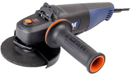FERM Smerigliatrice Angolare 750W - Velocità A Vuoto 11000 Giri/Min - Ã˜ Disco 115 Mm - Completa Di Accessori