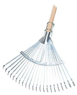 Idealspaten 66490040 Fächerbesen Profi, blau, 40 x 25 x 15 cm
