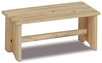 King Collection King Home S1513042 Fußstütze aus Holz, 35 x 17,5 x 15,5 cm