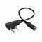 Retevis TCK01 Talkie Walkie Adaptateur Audio 2 Broches à 3.5mm, Câble Adaptateur Audio Talkie-walkie Compatible avec Talkie Walkie RT24 RT622 RT27 RT28 RT7 H777 Baofeng BF-888S Kenwood (1 pcs)