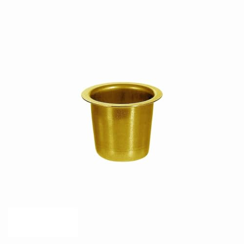 Kerzenhalter konisch Echt-Messing 22mm - Tülle für Spitzkerzen, Größe:Tülle 25er Set