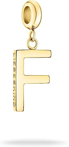 LIEBESKIND BERLIN Charms Collection Charms-Anhänger aus Edelstahl in Gold – Personalisiere Dein Schmuckstück - Geschenkidee