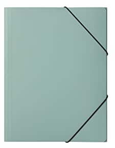 PAGNA 21609-18 Gummizugmappe A4 PP Pastell eco 3 Einschlagklappen minze