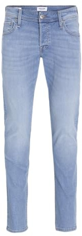 JACK & JONES Jjiglenn Jjoriginal SQ 330 - Vaqueros Ajustados para Hombre, Azul Denim., 32W / 32L