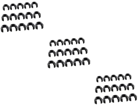 ibasenice 45pcs Microphone Cable Holder Clips Mic Cable Clamps Cord Clips for Mic Cord Clamp