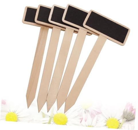 Operitacx 20stücke Mini Holz Kreidetafeln Kreative Beschriftung Für Pflanzen Und Garten Wiederverwendbare Schilder Für Hochzeiten Diy Deko-projekte Aus Stabilem Pappel-sperrholz Mit