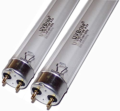 UVBrite® 2-Pack 25W T8 UV-C Bulb UV Lamp for Pond Filter UVC | Algae Blanket Weed Control