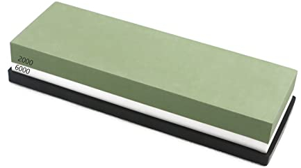 ISCBAFYX 2000/6000 Mesh Double Sided Sharpening Stone Anti-Skid Wear-Resistant Outdoor Sharpening Stone for Kitchen Knives Axe Tools