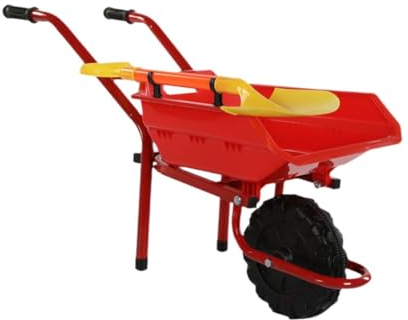 Luwecf Kinder Schubkarre Spielzeug Set für Den Garten, Rot