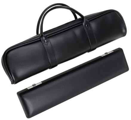 Hoement 1satz Leder Flötenaufbewahrungstasche Strapazierfähige Flötenhülle Für Klarinette Und Flöte Praktische Tragetasche Mit Einfachem Design