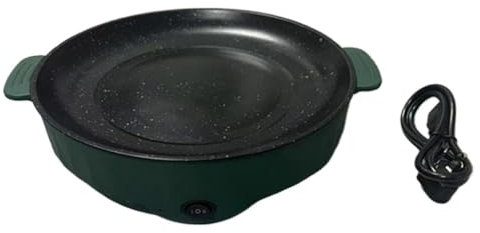 Fitlin Barbecue électrique d'intérieur sans fumée, Portable, for Aliments, cuisinière Portable sans fumée