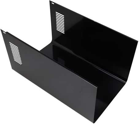 sparefixd Suitable for Cooker Hood Black Extractor Chimney | Adjustable Cover Extractor Fan Universal