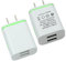 2 Pack UK to USA Plug Adapter with Dual USB Ports, Travel Adapter for US/Canada/Mexico, Compact US Plug Converter with 2.1A Fast Charging USA Travel Adapter, Compatible with iPhone/Samsung & More