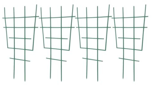 BETOOKY 4 Soportes para Plantas Trepadoras de Plástico, Enrejado Cuadrado para Jardín y Macetas, Soporte Reutilizable para Plantas de Interior y Exterior, Adecuado para Balcón y Cultivo