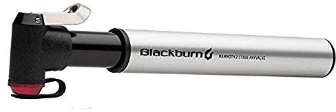 Blackburn Mammoth 2Stage Anyvalve Bike Mini-Pump (Silver, One Size)