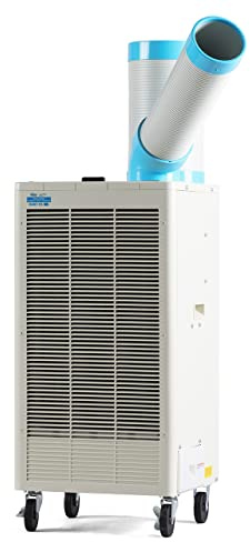 Uninex Indoor Outdoor KoolZone Mobile Spot Cooler N407-TC Portable Air Conditioner Industrial Grade 8,920BTU 9.22CER R410A Refrigerant