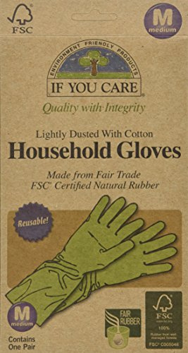 If You Care Haushaltshandschuhe aus natürlichem Latex, FSC-zertifiziert, Fair Trade