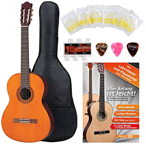 Yamaha C40 Natur Konzertgitarre inkl. Zubehörset