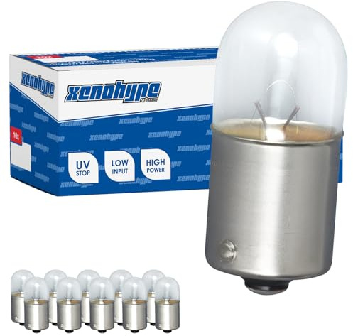 XENOHYPE 10x R10W Premium BA15s 24 V 10 Watt LKW Kugellampe