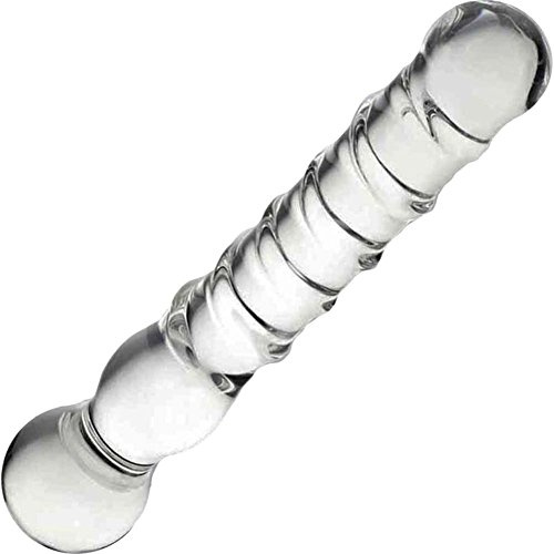 Glas Godemichet Joystick Clear Dildo en Verre 20 cm