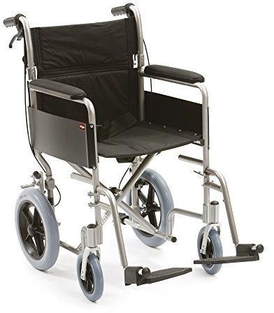 Drive Devilbiss Enigma Aluminim Transit Folding Wheelchair with 18 Inch Seat Width
