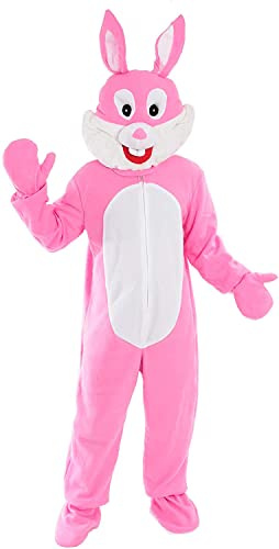 Sven Wilke/Fa. Feuerwerk-Planet Neu Hase Rosa Einheitsgrösse L-XL-XXL Kostüm für Fasching Karneval Ostern Erwachsene