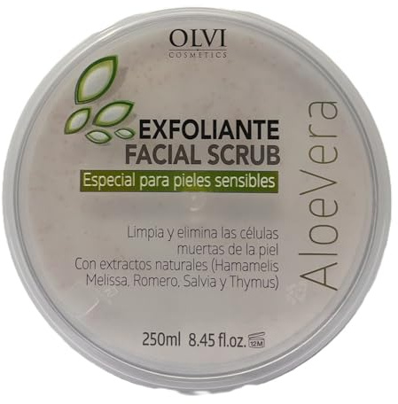 Exfoliante facial Scrub con Aloe Vera Olvi 250ml