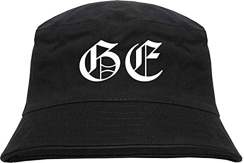 HB_Druck GE Fischerhut - Bucket Hat - Gelsenkirchen L/XL Schwarz
