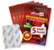 THERMOPAD scaldacorpo - 10 pezzi - extra caldo - adesivo - scalda-schiena e scalda-collo - 12 ore di piacevole calore - autoriscaldante