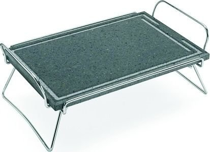 Griglia in pietra ollare dietetica cm. 40x44 h. 12 con telaio zincato