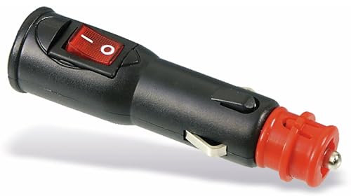 CE Trading Universalstecker mit Schalter Belastbarkeit Strom max.=8 A Passend für Zigarettenanzünder, Normste