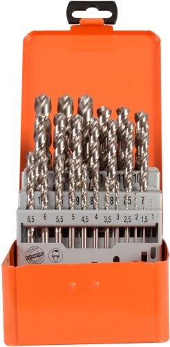 Projahn Spiralbohrer Kassette Speed (25-teilig, HSS-Co ECO Line, mit Zylinderschaft, cobaltlegiert, geschliffene Qualität) 60385