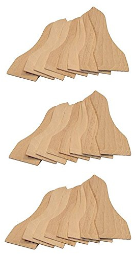 Equilibre et Aventure 24 Spatules à raclette en Bois de hêtre : Lot de 24 spatules