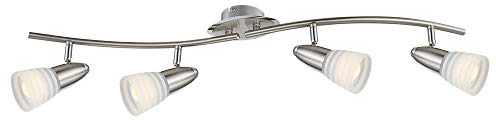 globo LED Deckenstrahler 4-flammig Caleb, silber, 54536-4