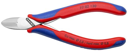 Knipex 77 02 130 Komfort Grip-Elektronik-Seitenschneider