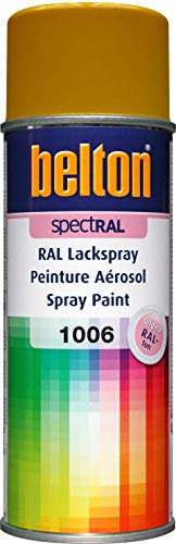 belton spectRAL Lackspray RAL 1006 maisgelb, glänzend, 400 ml - Profi-Qualität