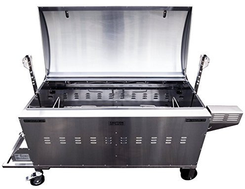 Tasty Trotter Hog Roast Oven Spit Roast Commercial Catering Oven Rotisserie CE approved Dual Adjustable Burners Spark Ignition Motor, Spit & Retainers for Pigs Outdoor Cooking for Festivals or Parties